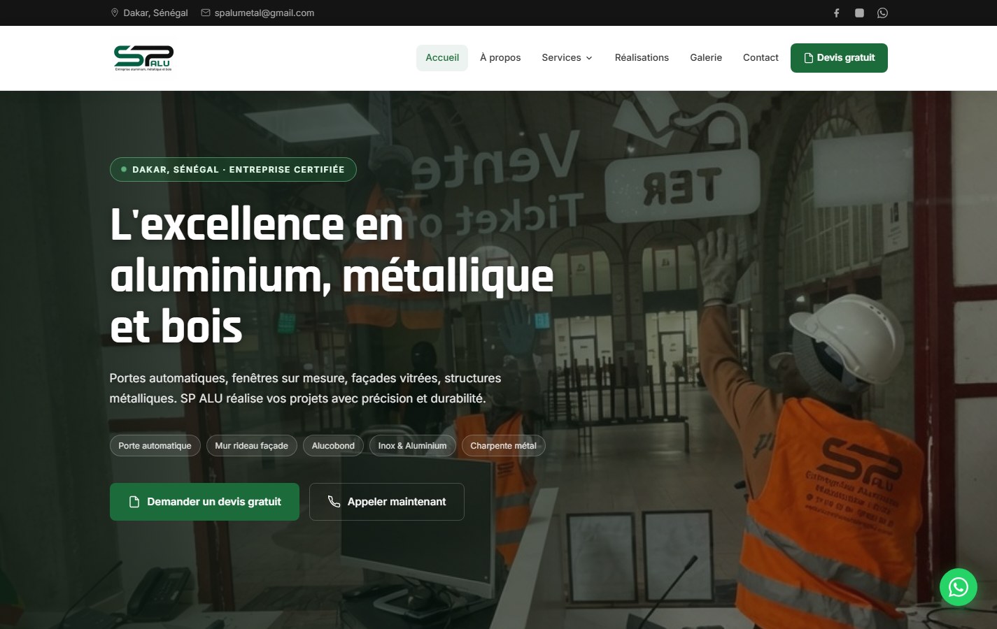 Site web de SP ALU